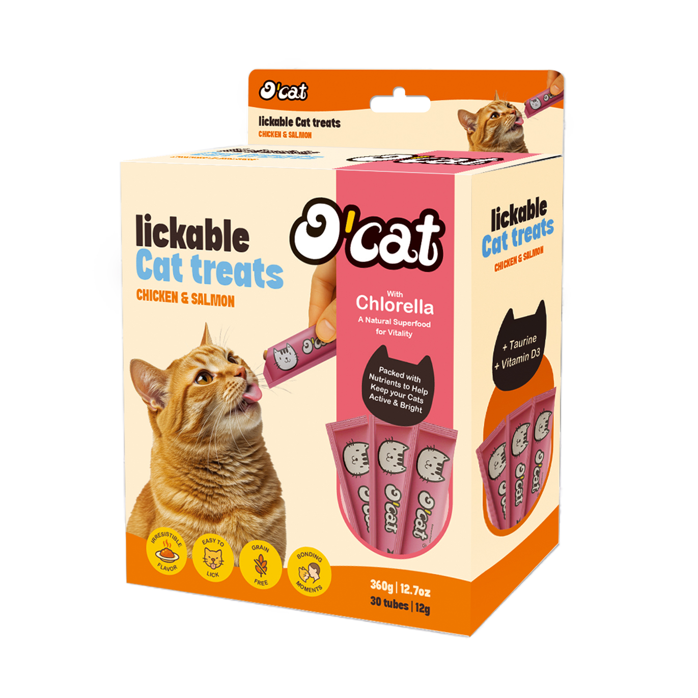 Chicken & Salmon Recipe Cat Treats